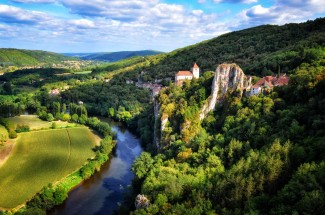 Chemins de Compostelle : Conques - Cahors - France