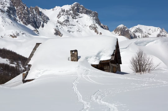 LE  GRAND TOUR DU THABOR EN RAQUETTES, HAUTE MONTAGNE - Photo 2