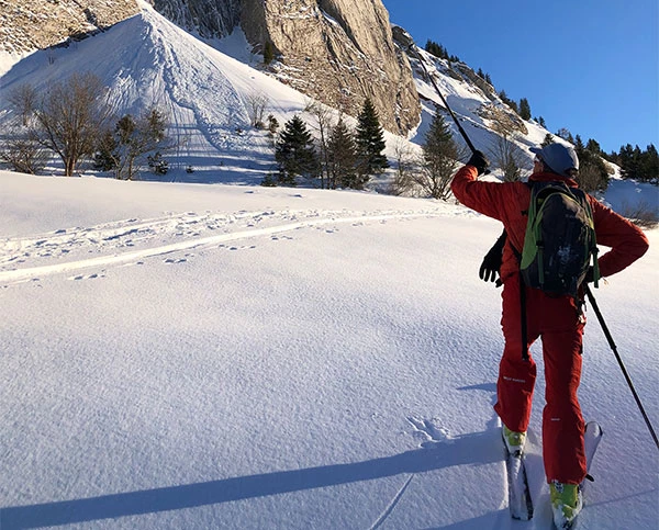 Ski de Rando dans les Bauges - Alpes du Nord